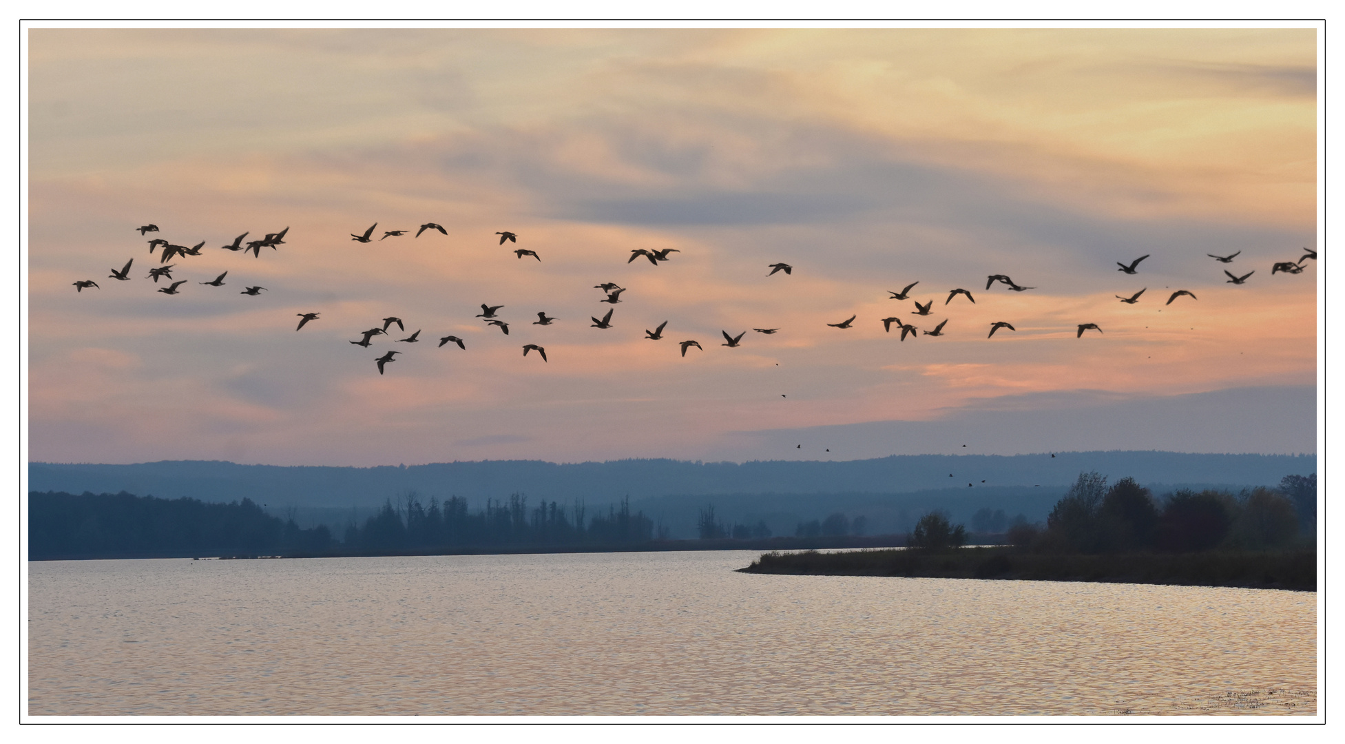 Abends am Galenbecker See