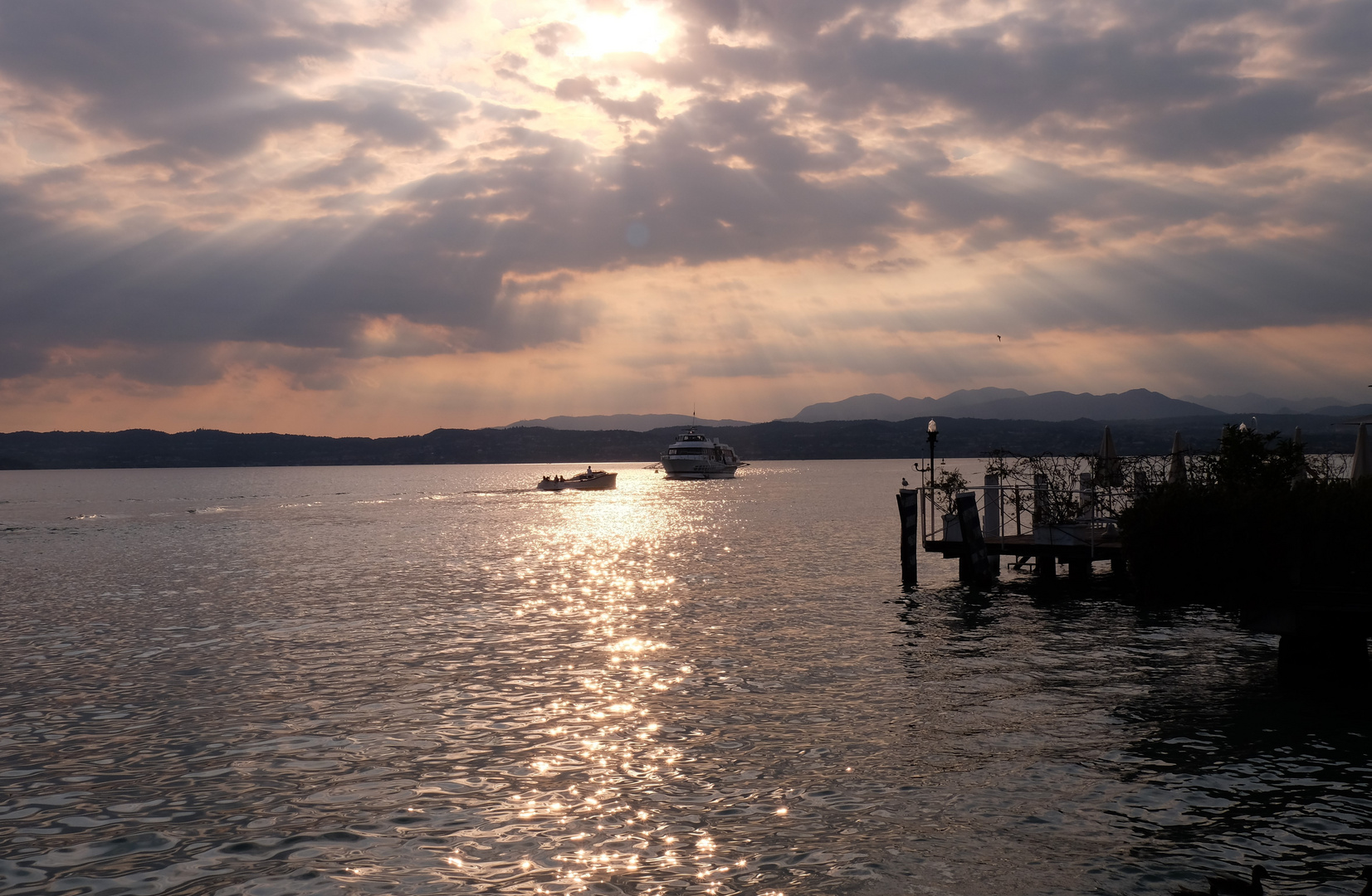 Abends am Gardasee