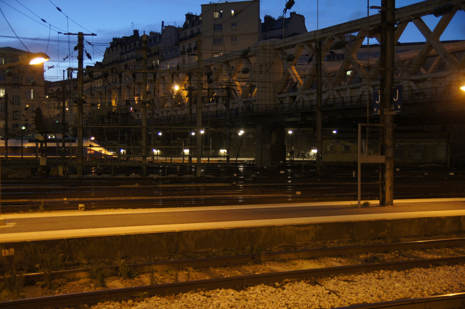 Abends am Gare del Est,Paris !