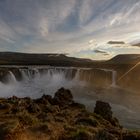 Abends am Godafoss