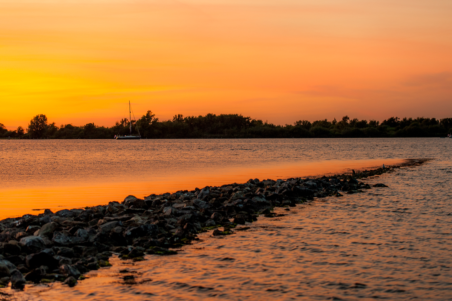 Abends am Grevelingenmeer