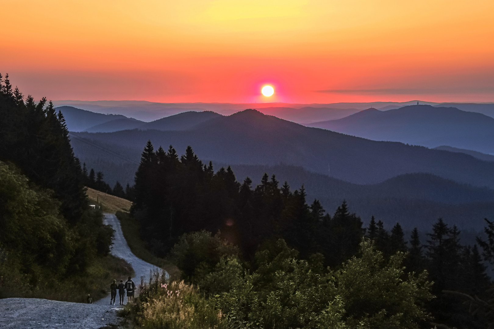 Abends am Großen Arber