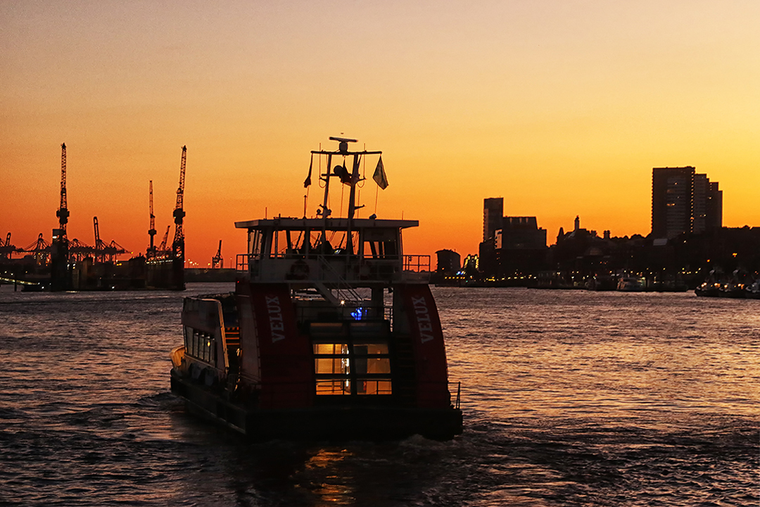 Abends am Hafen