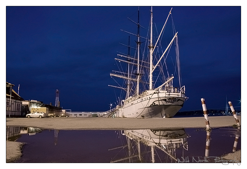 Abends am Hafen