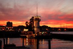 Abends am Hafen