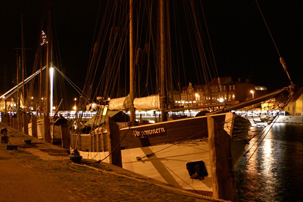 Abends am Hafen