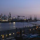 Abends am Hamburger Hafen