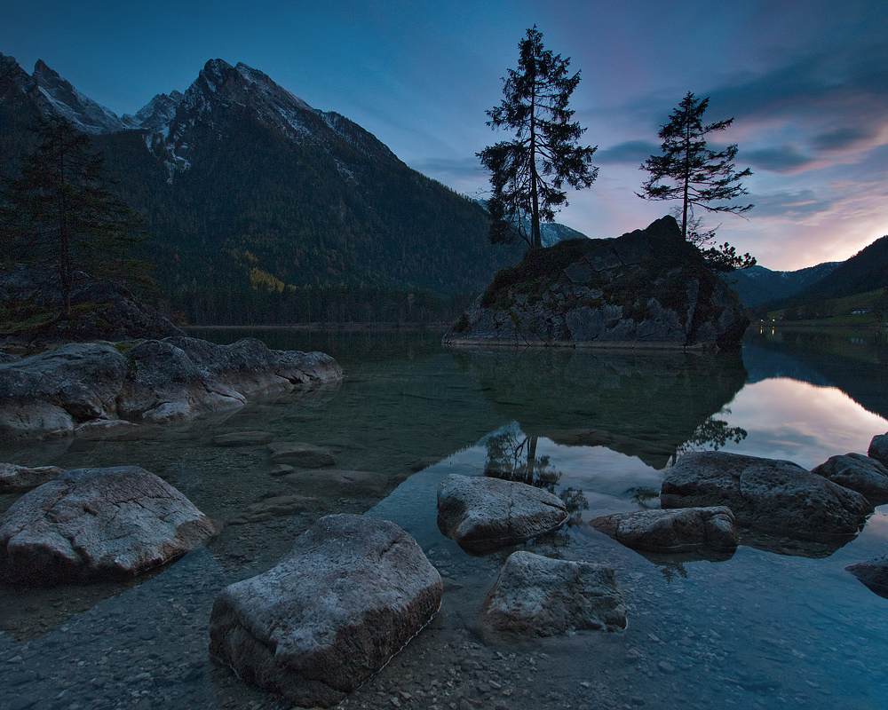 Abends am Hintersee