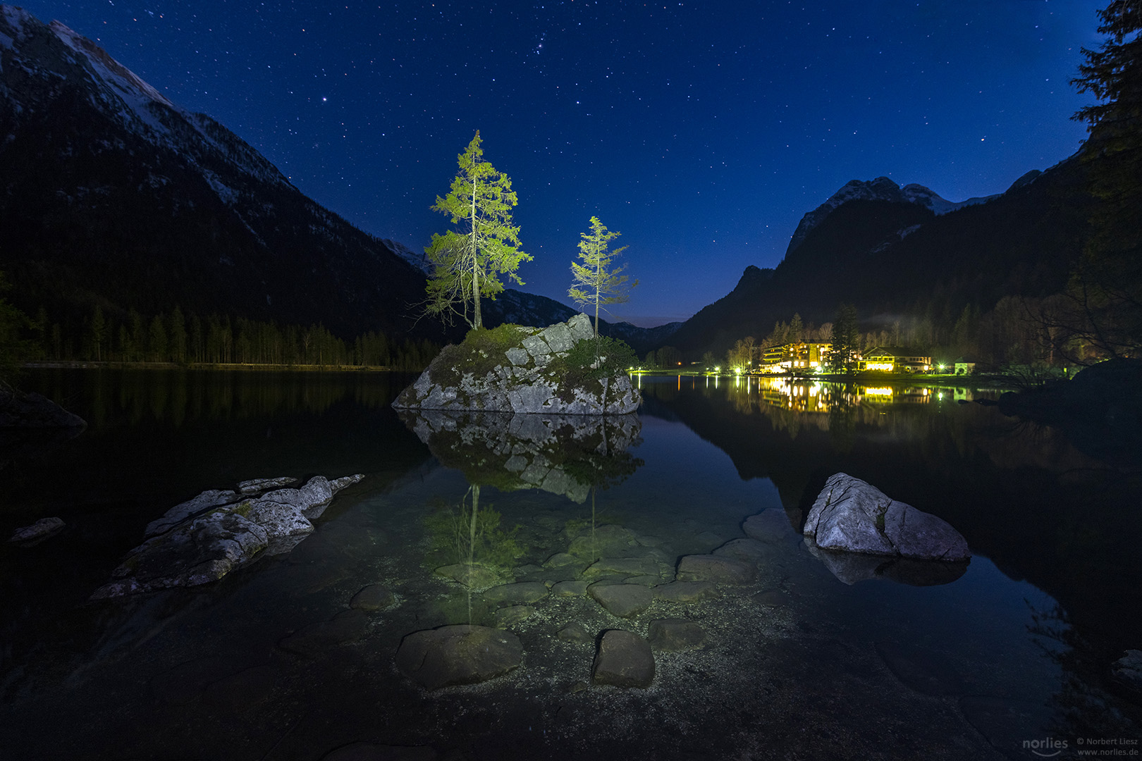 Abends am Hintersee