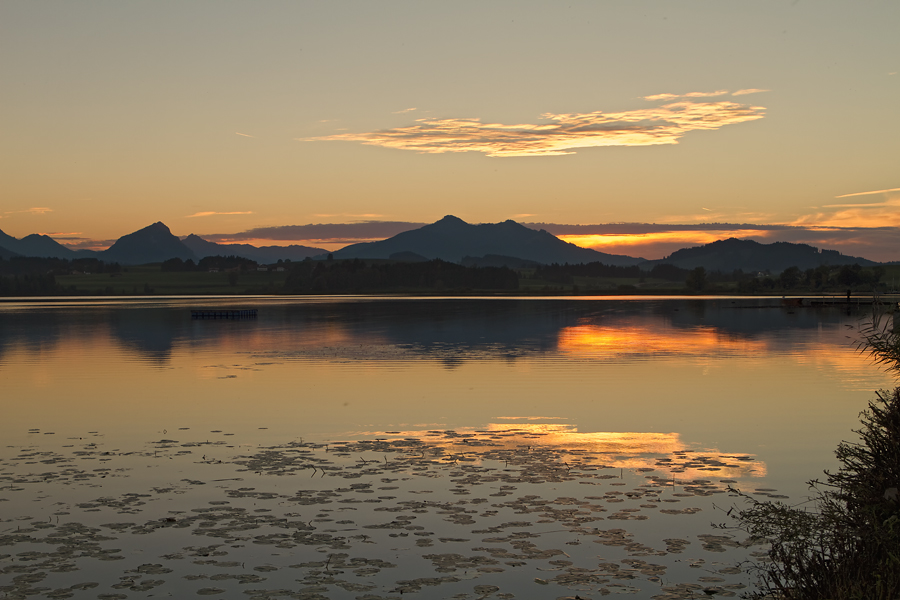 Abends am Hopfensee