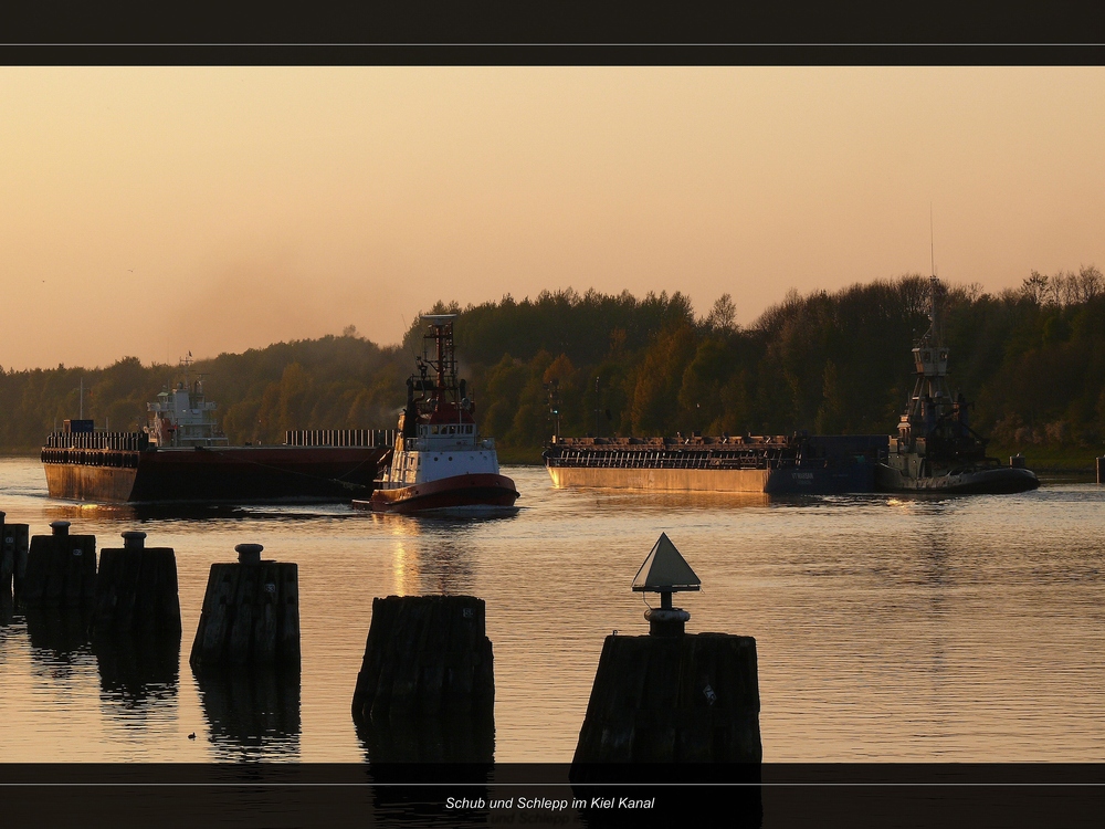 Abends am Kiel Kanal