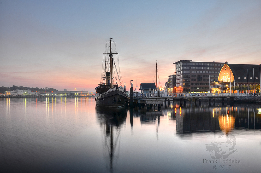 Abends am Kieler Museumshafen