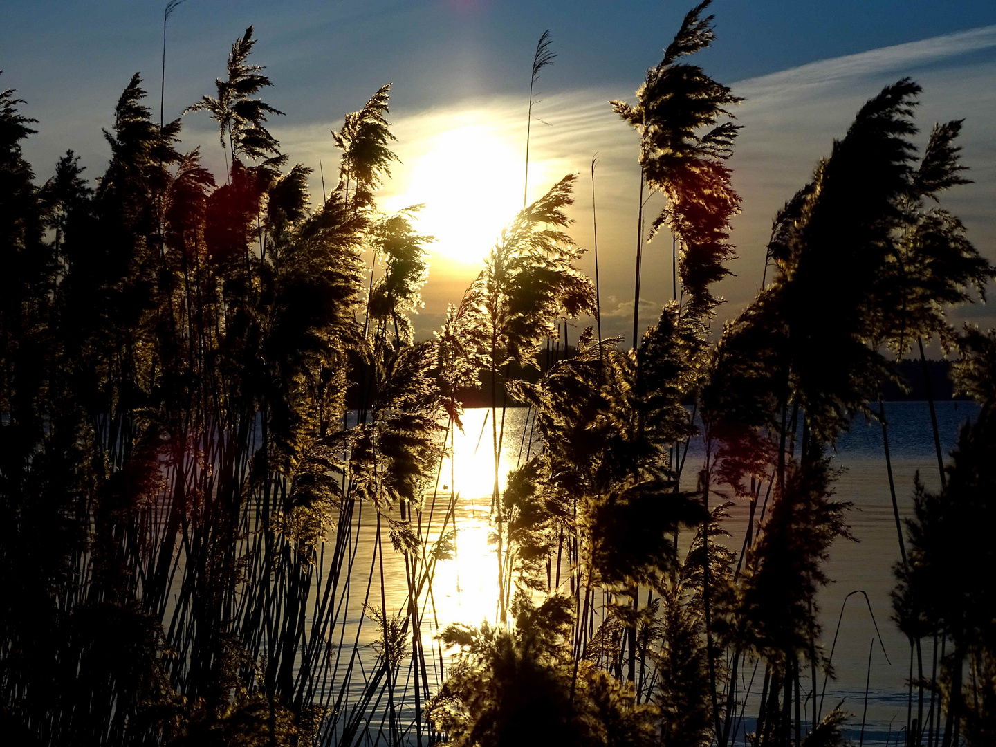 Abends am kleinen Meer