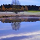 Abends am kleinen See