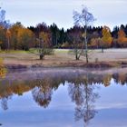 Abends am kleinen See