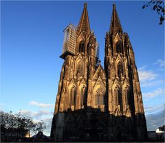 Abends am Kölner Dom