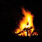 Abends am Lagerfeuer,