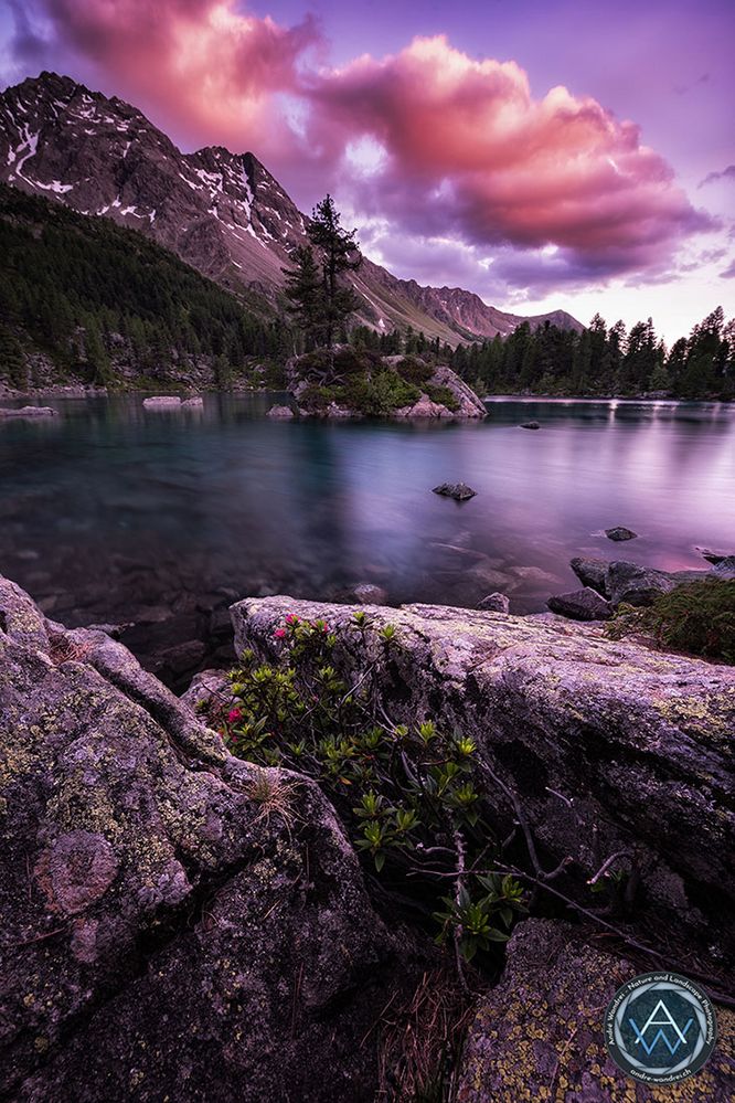 Abends am Lago di Saoseo