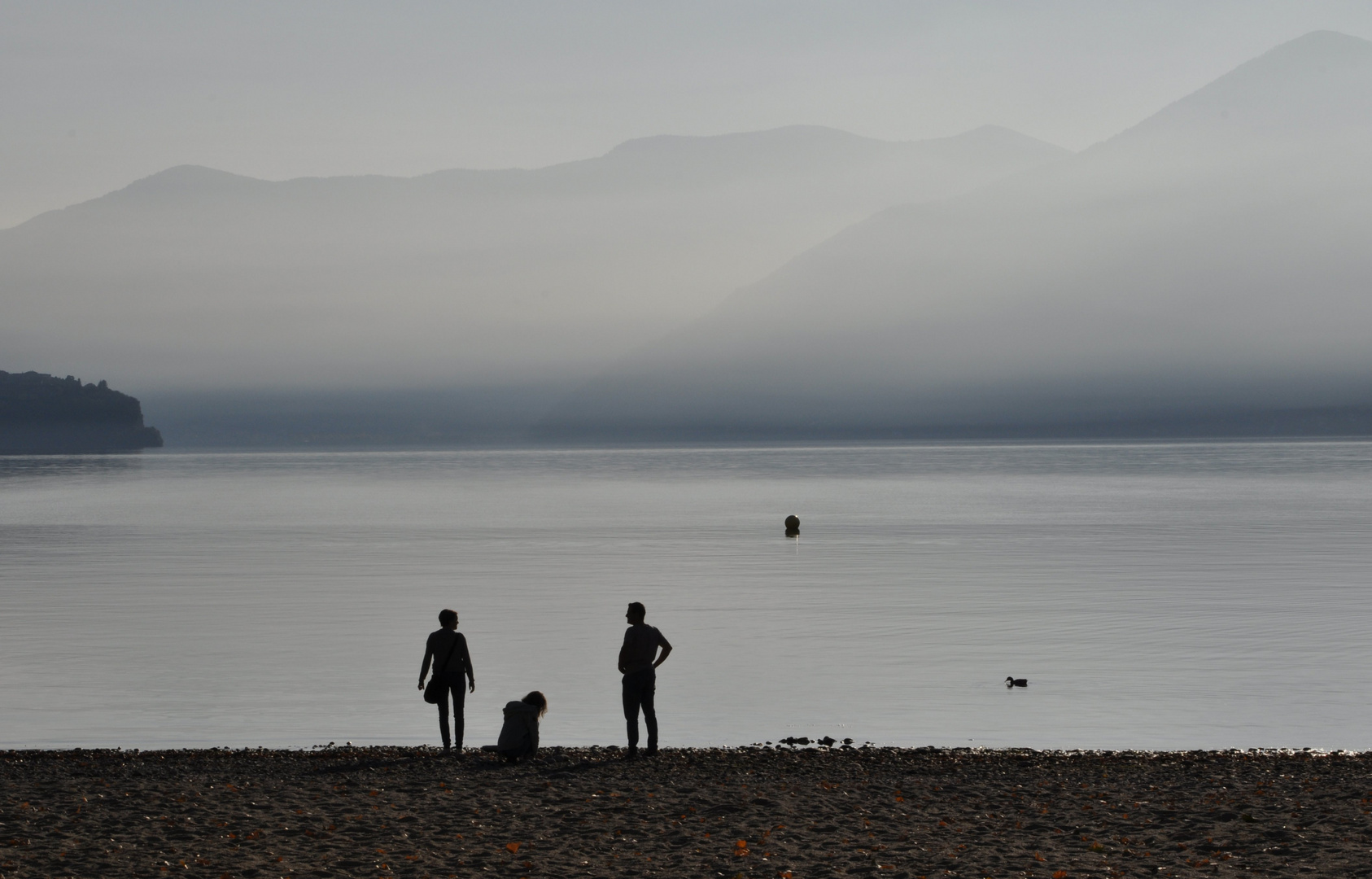 Abends, am Lago Maggiore