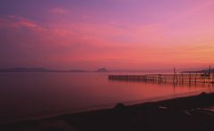 Abends am Lake Taal