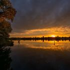 Abends am Lehnitzsee Oranienburg