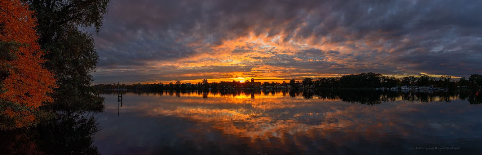 Abends am Lehnitzsee Oranienburg