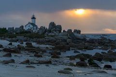 Abends am Leuchtturm