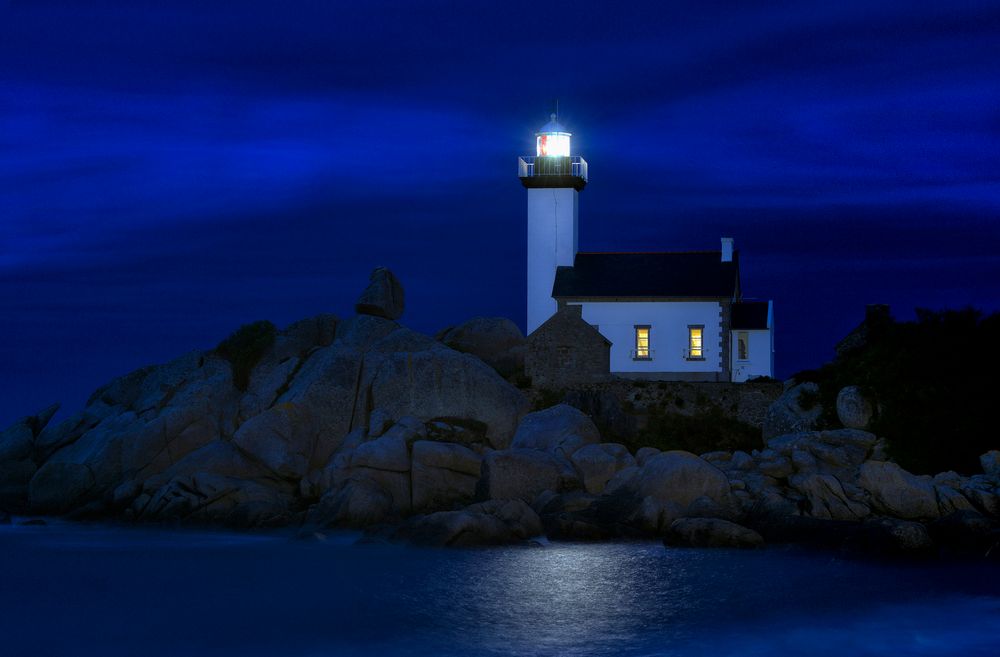 Abends am Leuchtturm von Eurofoto 