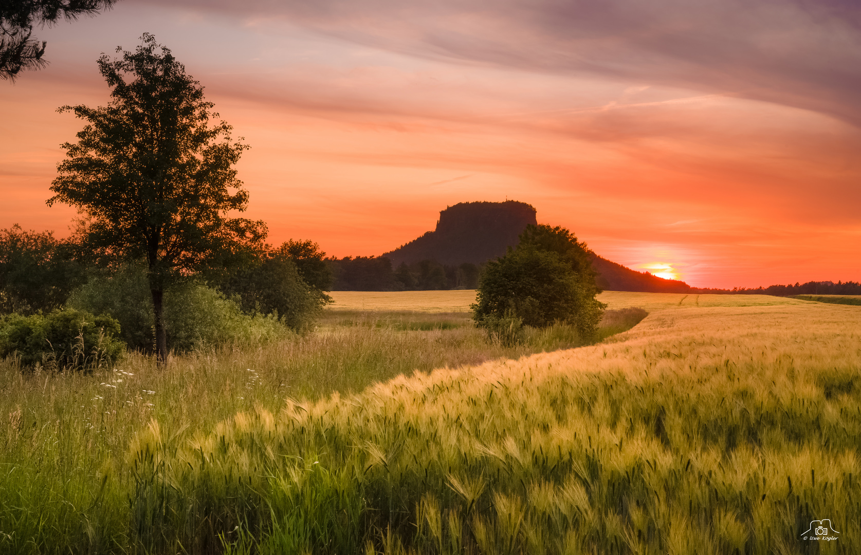 Abends am Lilienstein II