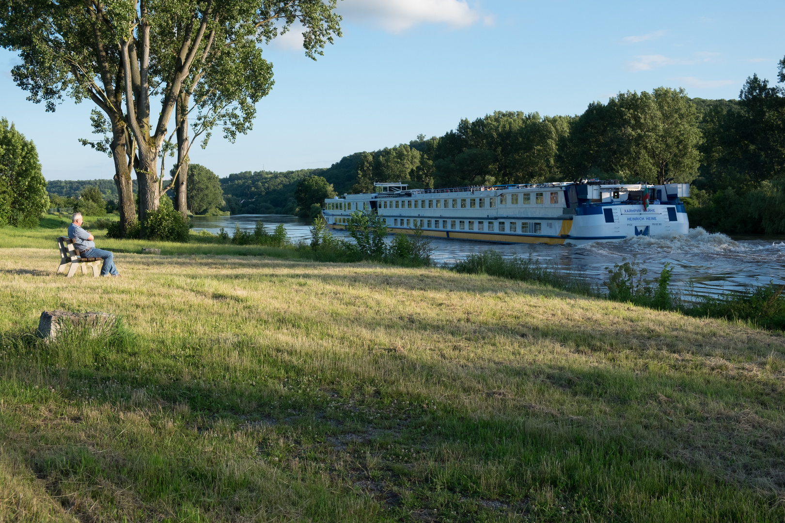 Abends am Main bei Sommerhausen