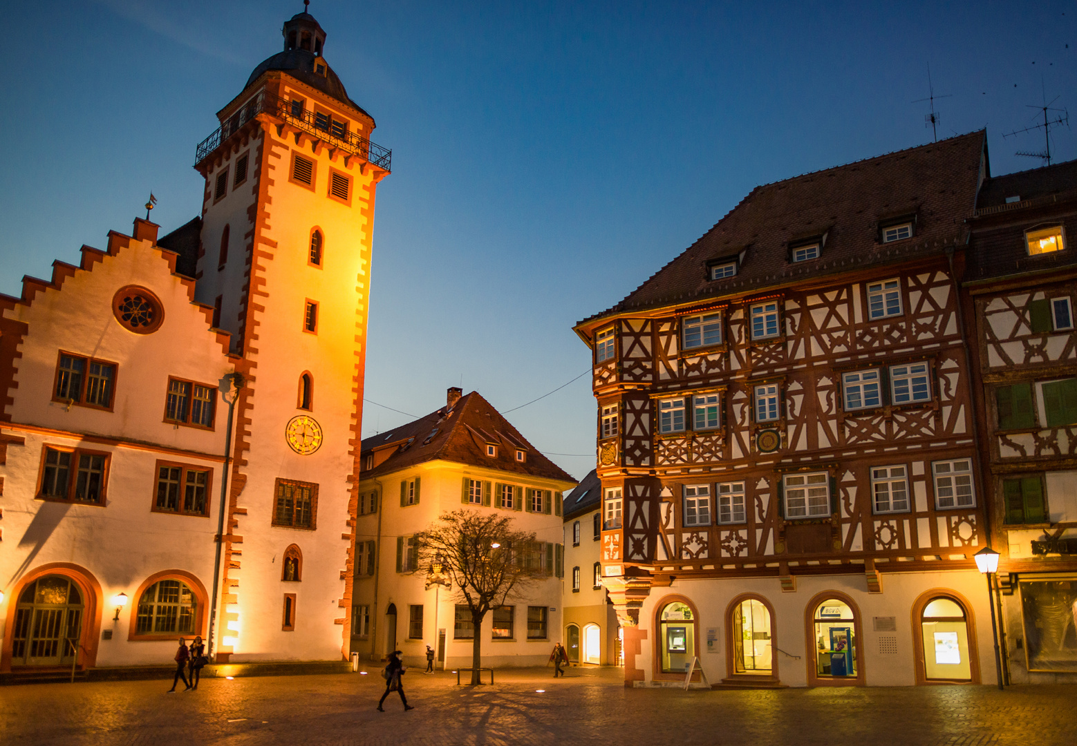 Abends am Marktplatz