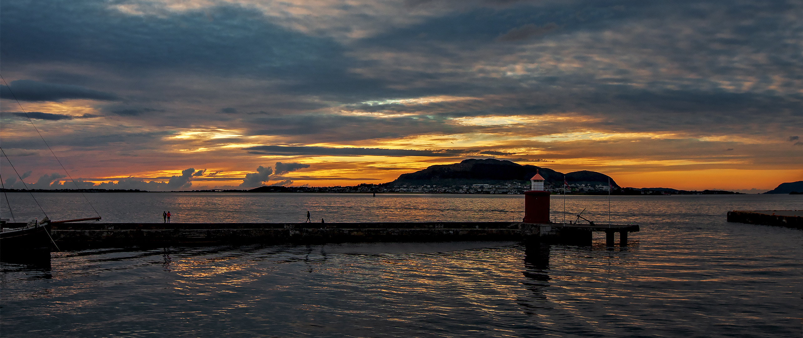 Abends am Meer