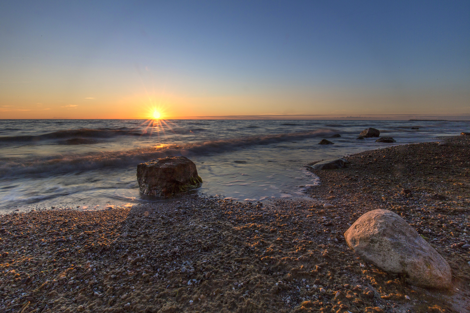 Abends am Meer