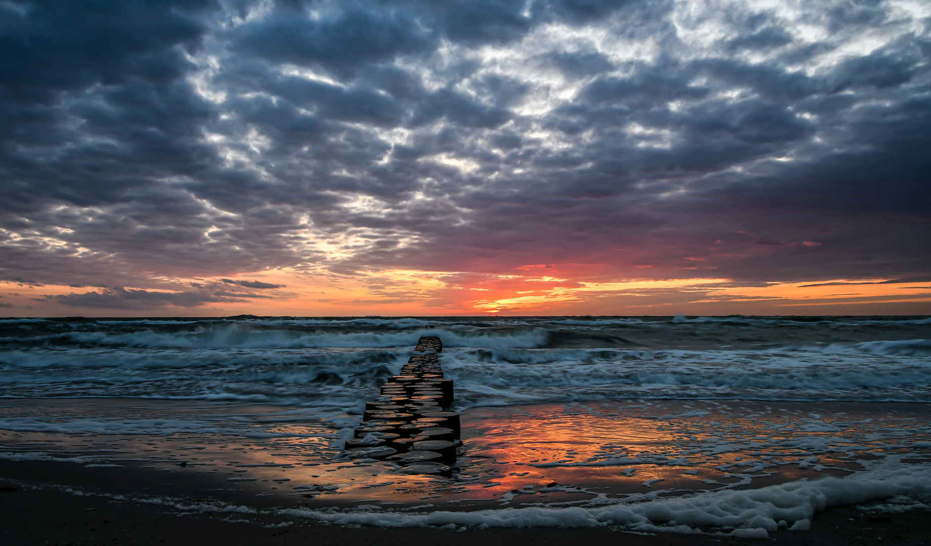 Abends am Meer