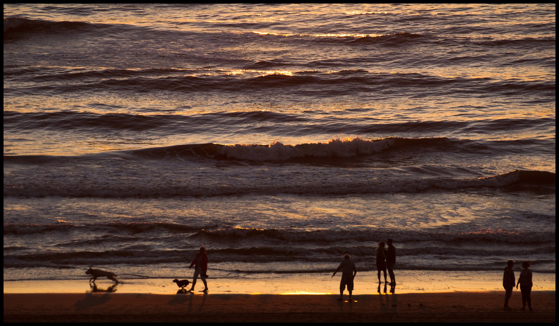 Abends am Meer