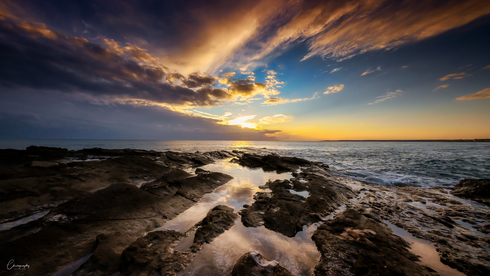 Abends am Meer