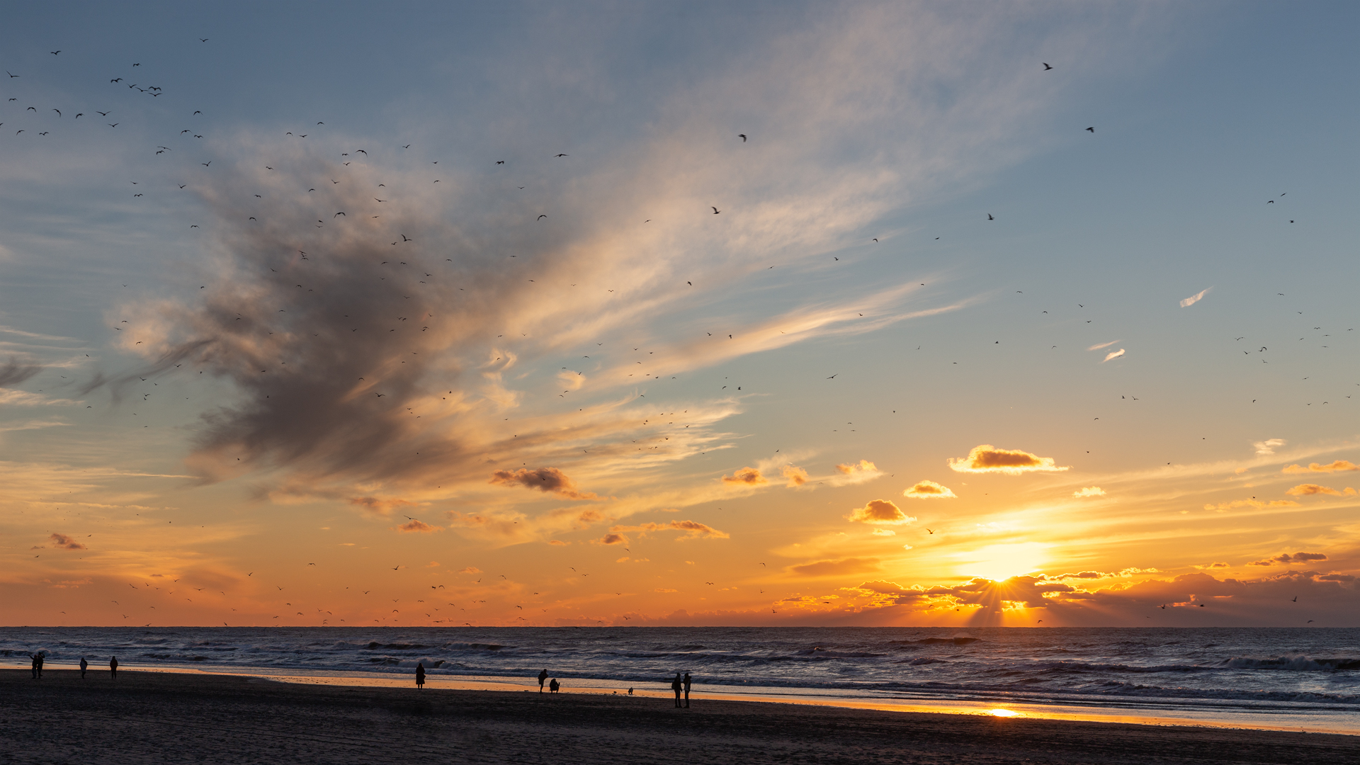 Abends am Meer