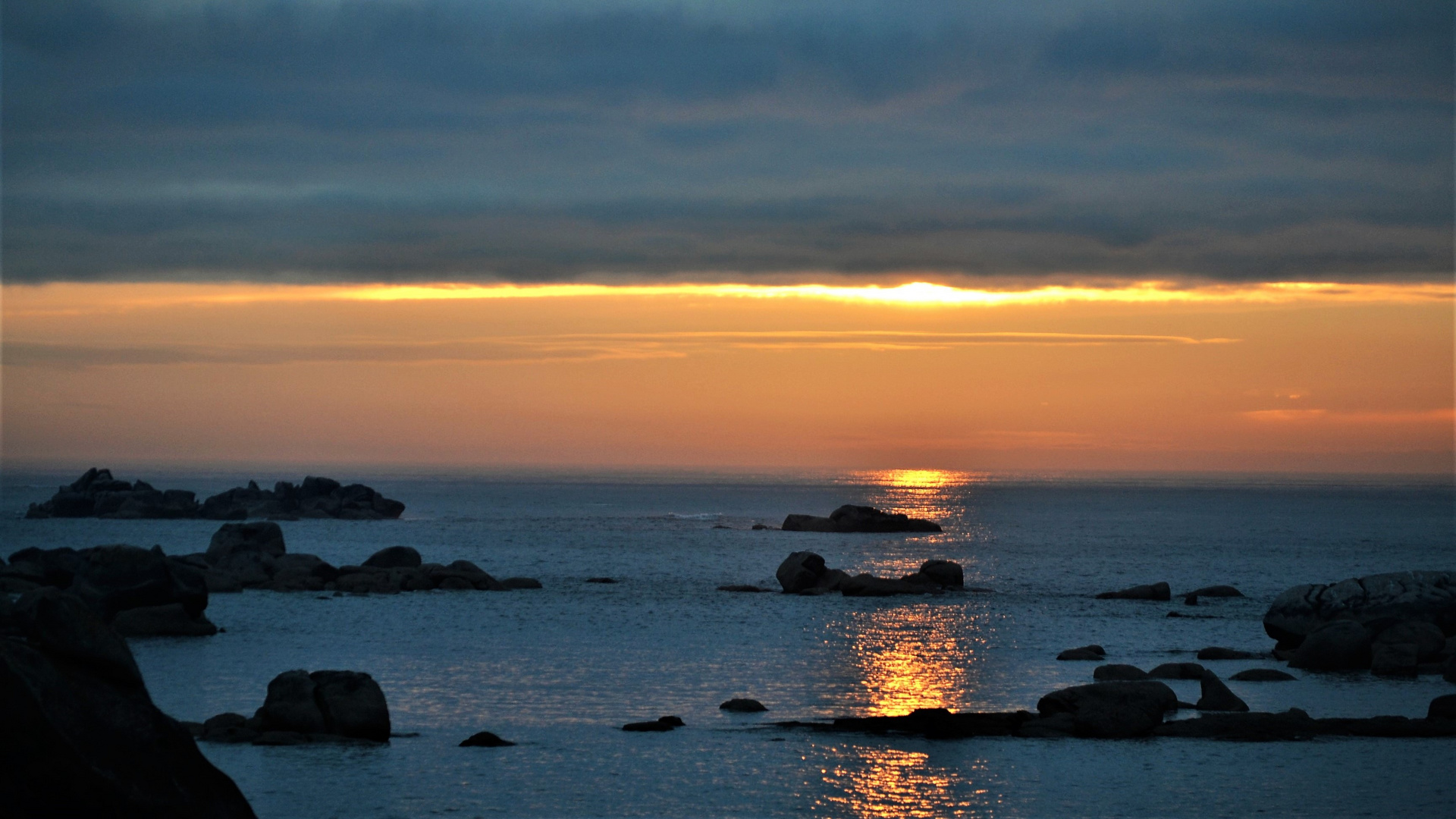 Abends am Meer