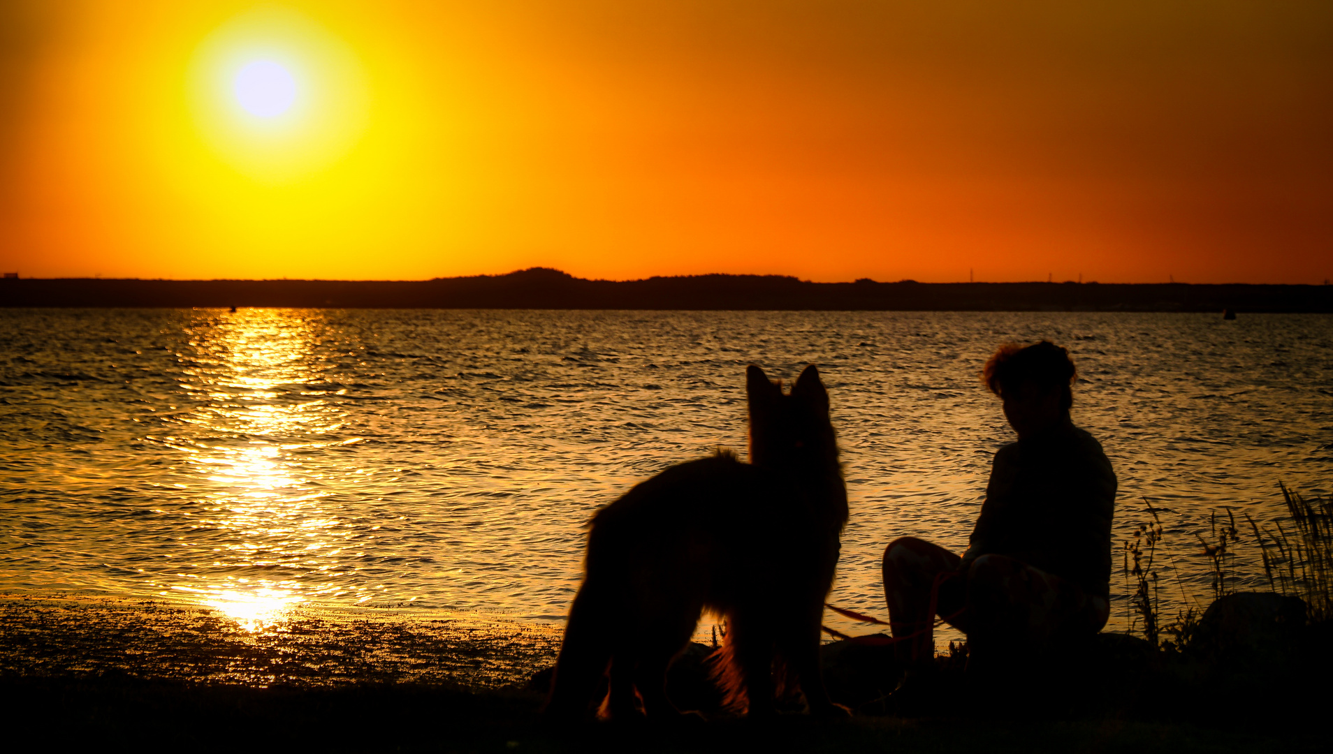 Abends am Meer