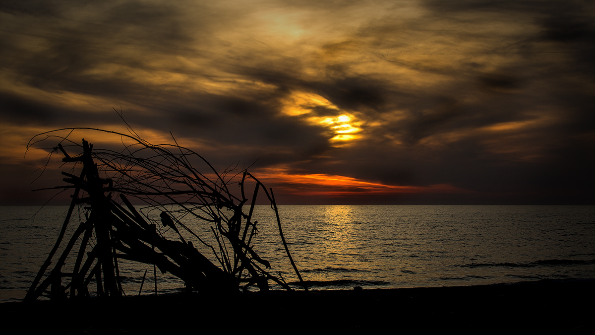 Abends am Meer