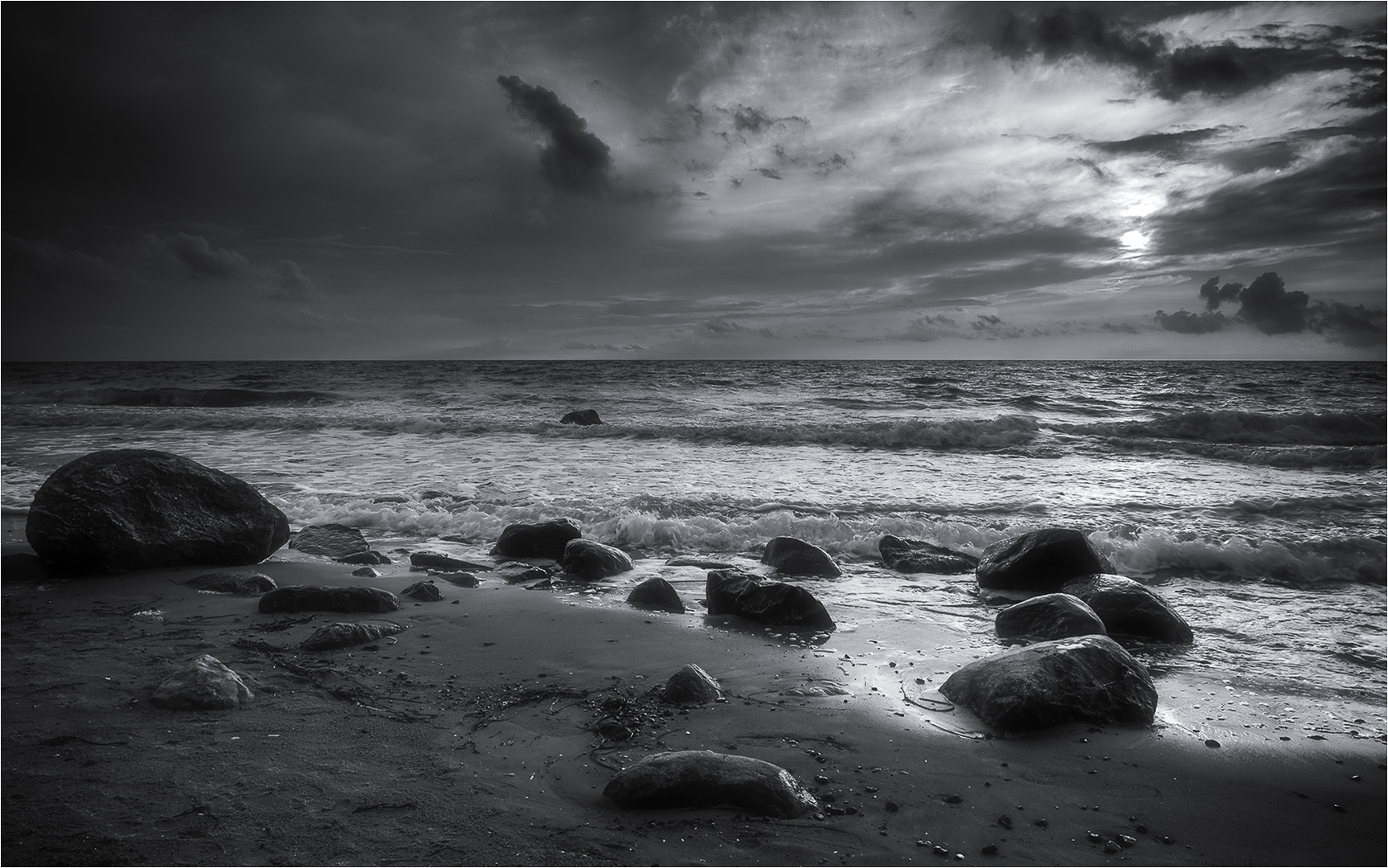 Abends am Meer