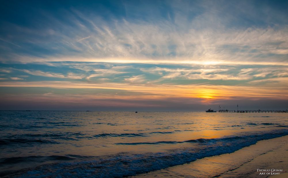 Abends am Meer