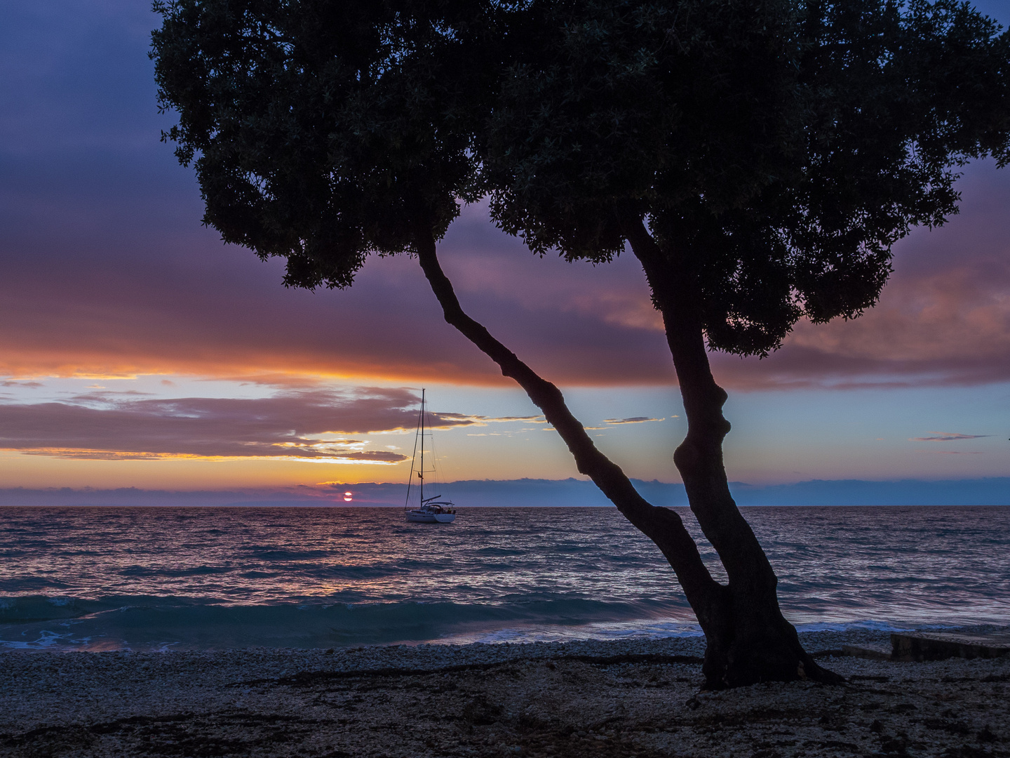 Abends am Meer