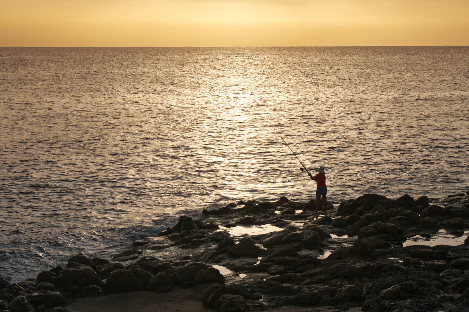 Abends am Meer