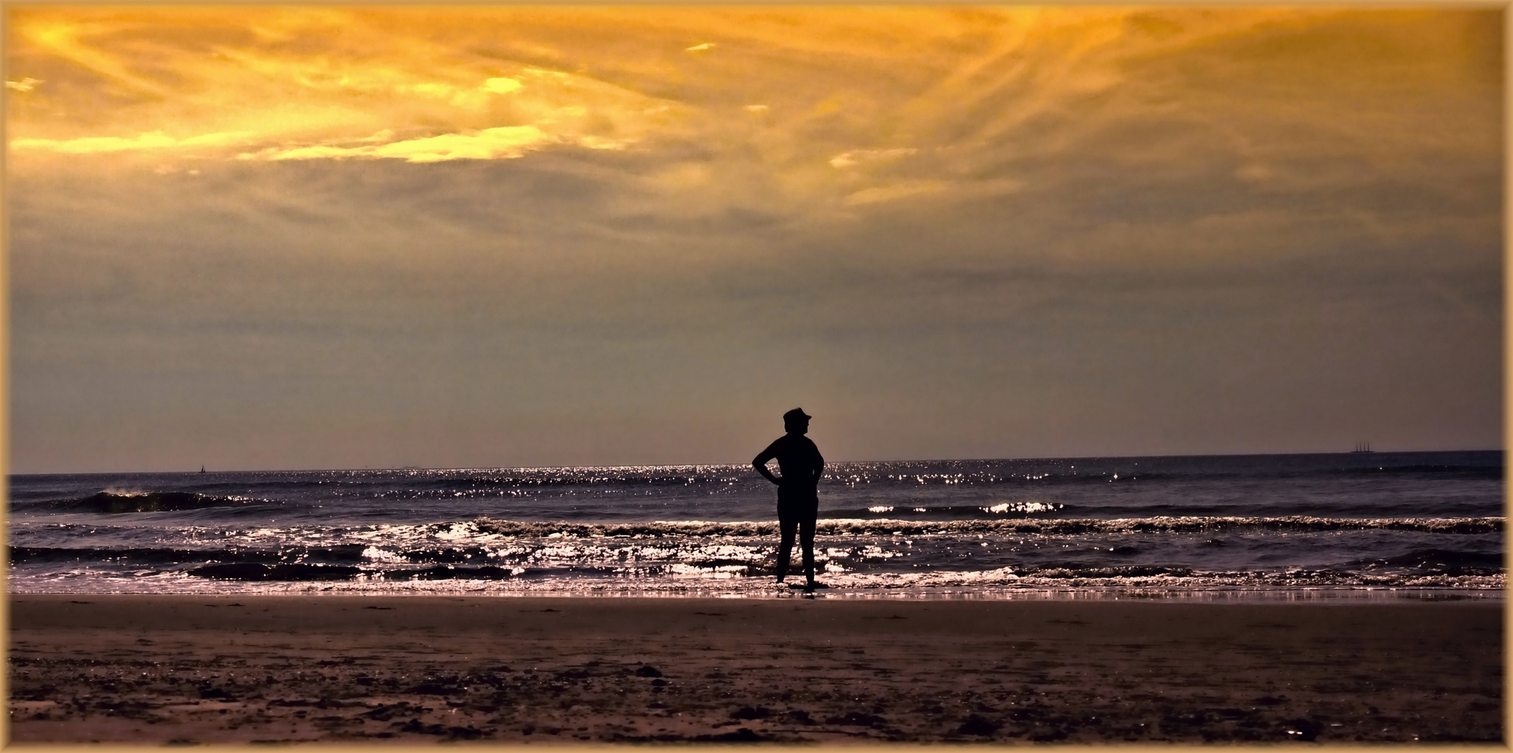 Abends am Meer