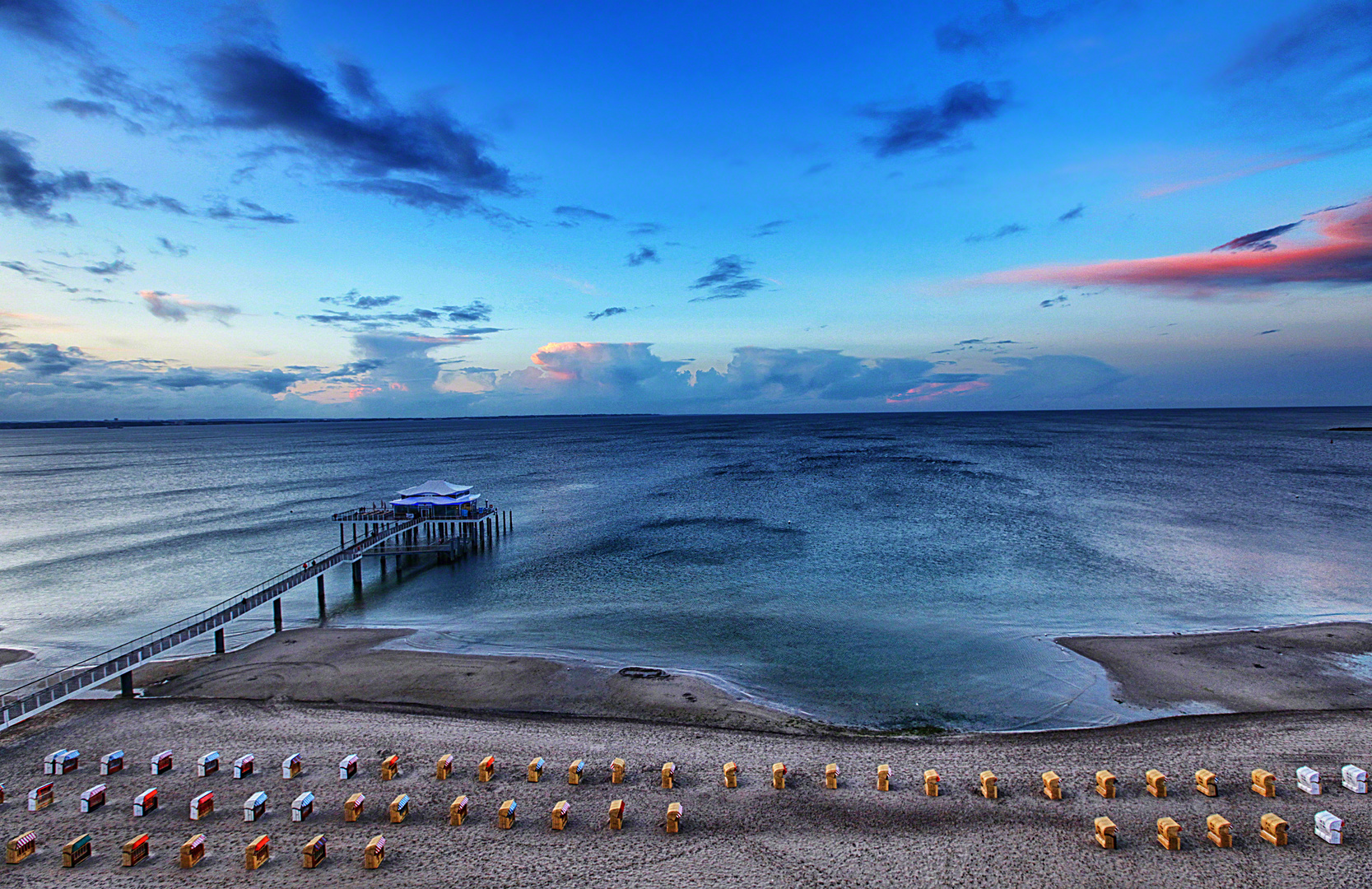 Abends am Meer