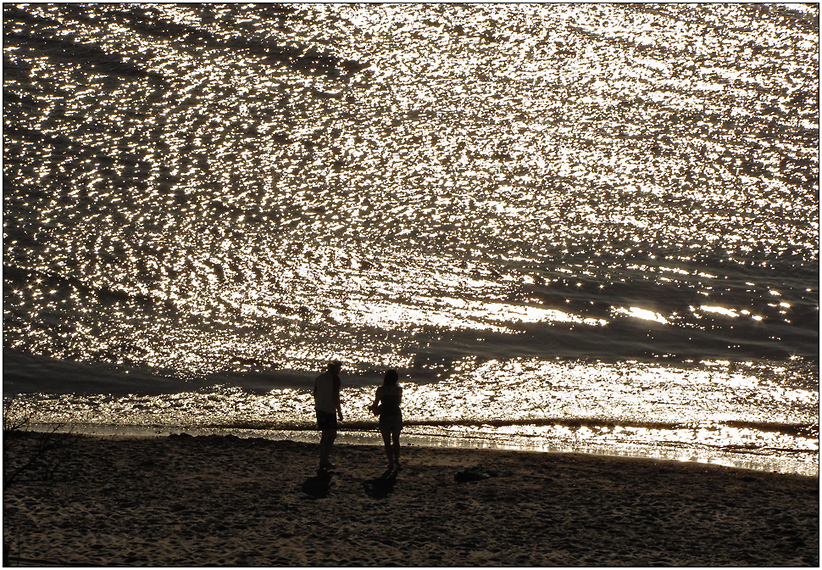 Abends am Meer