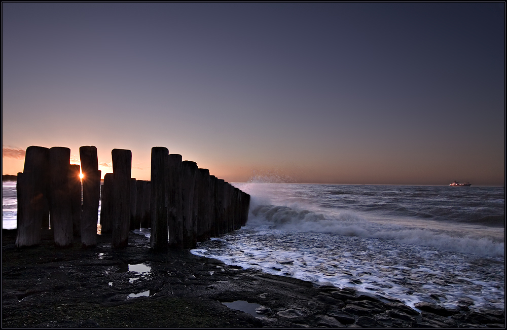 Abends am Meer