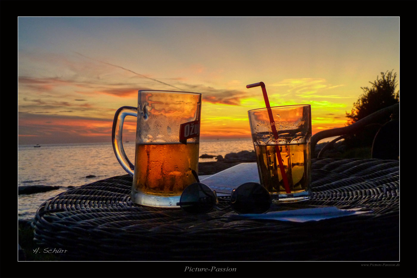 Abends am Meer