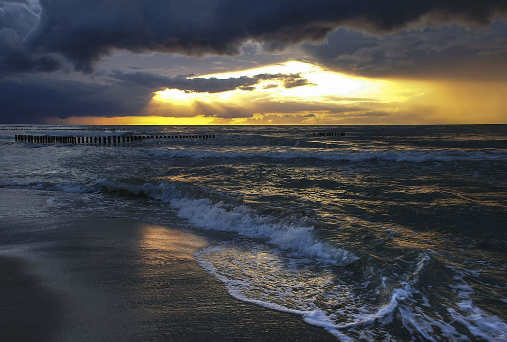 Abends am Meer